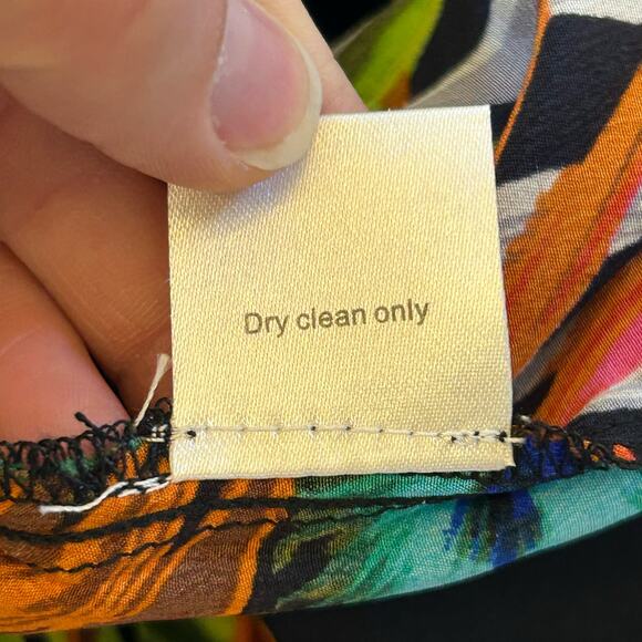 Line & Dot Revolve Womens Tropical Floral Print Black Crop Pants Small NWT - Picture 7 of 12